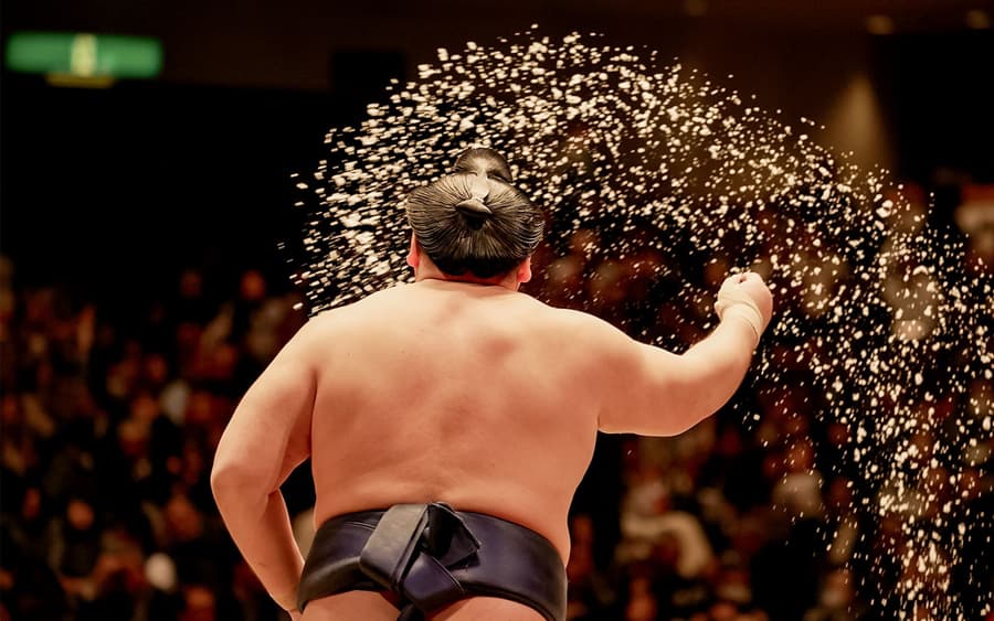 Fukuoka Sumo-turnering LIVE: Reserverte billetter & privat guide ved Fukuoka Kokusai-senteret (November)