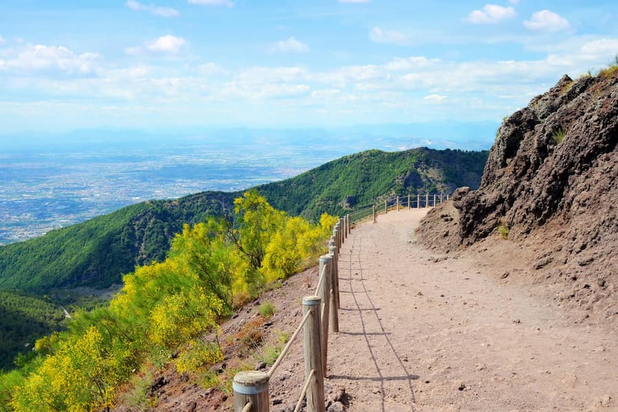 Mount Vesuvius: Transport Only from Ercolano by Vesuvio Express, at Mount Vesuvius, Naples