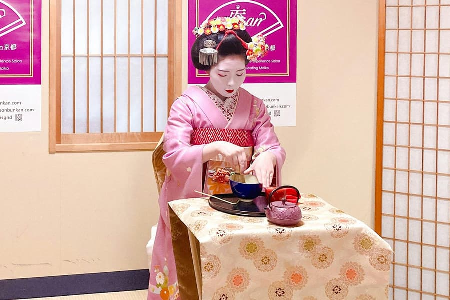 Kyoto: Hands-On Matcha Tea Ceremony with a Real Maiko, Shimogyo Ward