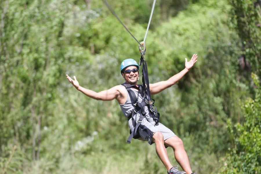 Coral Crater Adventure Park: 6 Ziplines + Roundtrip Transportation, at Coral Crater Adventure Park, Kapolei