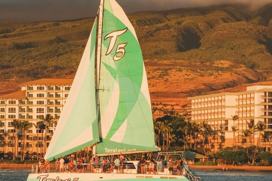 Ka'anapali: Sunset Dinner Sail, at Sailing Trips in Lahaina, Lahaina