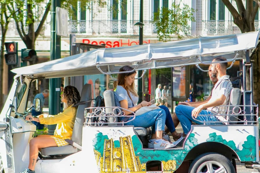 Lisbon: Half-Day Guided Tuk Tuk Tour + Food Tastings, at Lisbon Food and Drinks, Lisbon