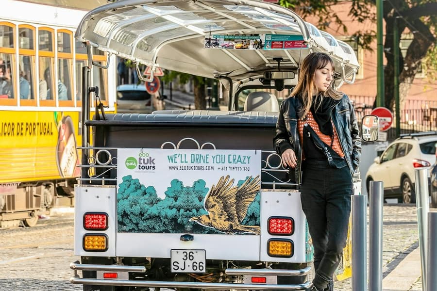 Lisbon: Guided Tram 28 Route Tuk Tuk Tour, at Lisbon City Tours