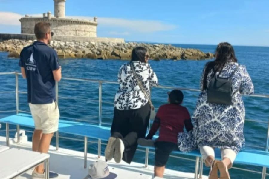Lisbon: Sightseeing Boat Cruise + Snacks & Drinks + Music, at Lisbon dolphin watching