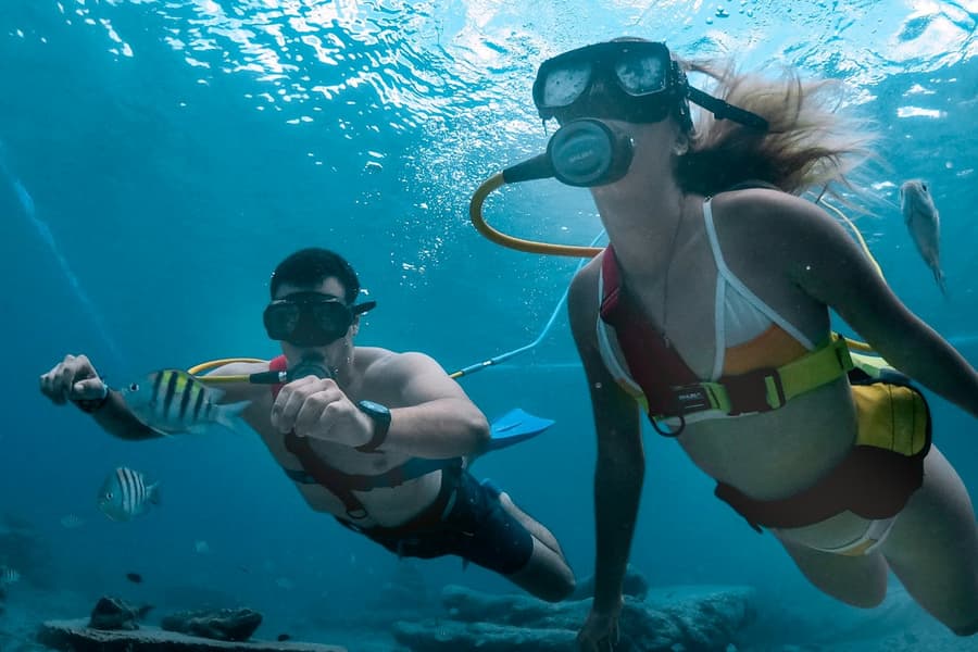 Chankanaab Beach Adventure Park: Guided Snuba Adventure, at Cozumel Water Activities, Playa Del Carmen