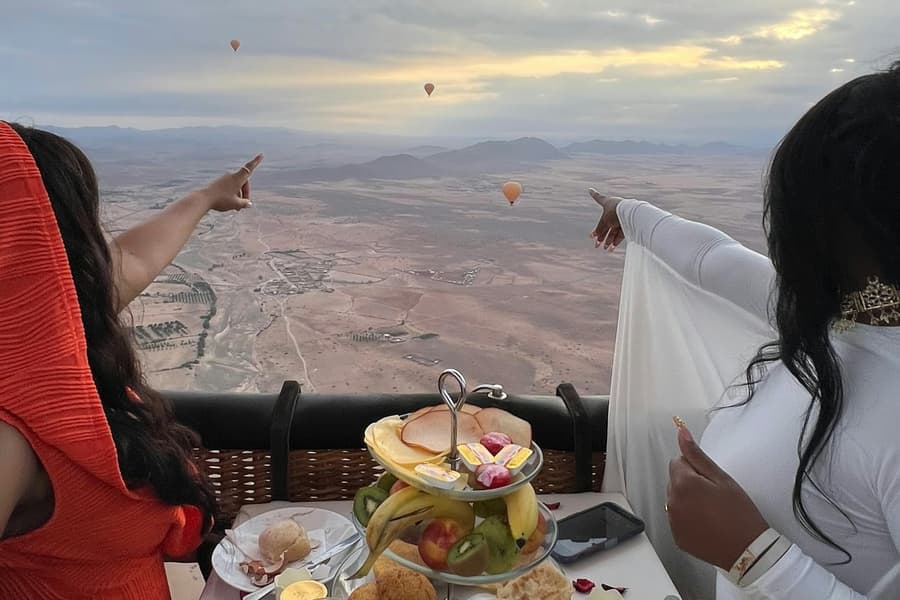 Marrakesh: Sunrise Hot Air Balloon Ride + Transfers +  Breakfast tickets at Marrakesh Hot Air Balloon Flights