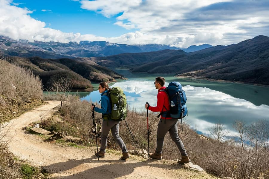 From Durres/Golem: Bovilla Lake & Gamti Mountain Hiking Tour, Tirana