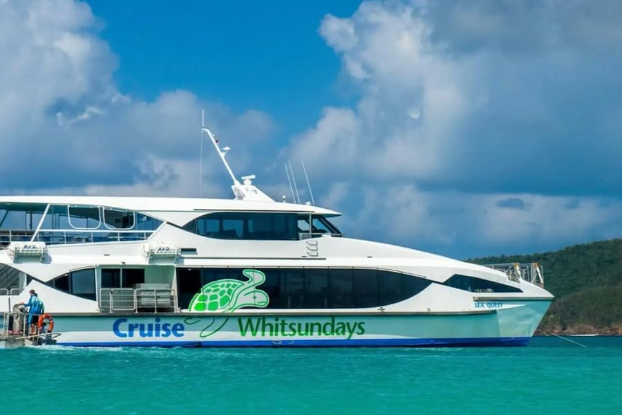 Whitehaven Beach: Cruise from Airlie Beach + Hill Inlet Guided Tour + BBQ tickets at Airlie Beach Cruises