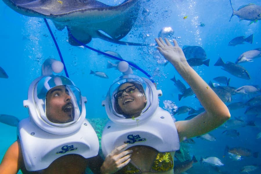 Tenerife: Guided Underwater Walking Experience tickets at Tenerife Water Activities