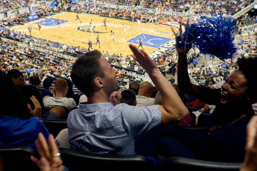 Orlando Magic NBA Game, at Kia Center
