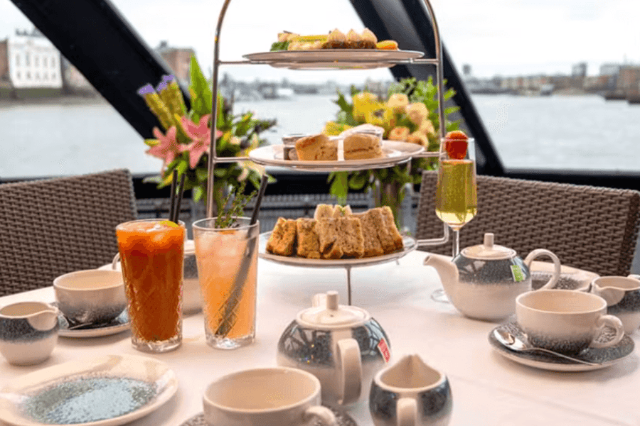 Thames River Afternoon Cruise with British Tea & Scones, at Tower Pier