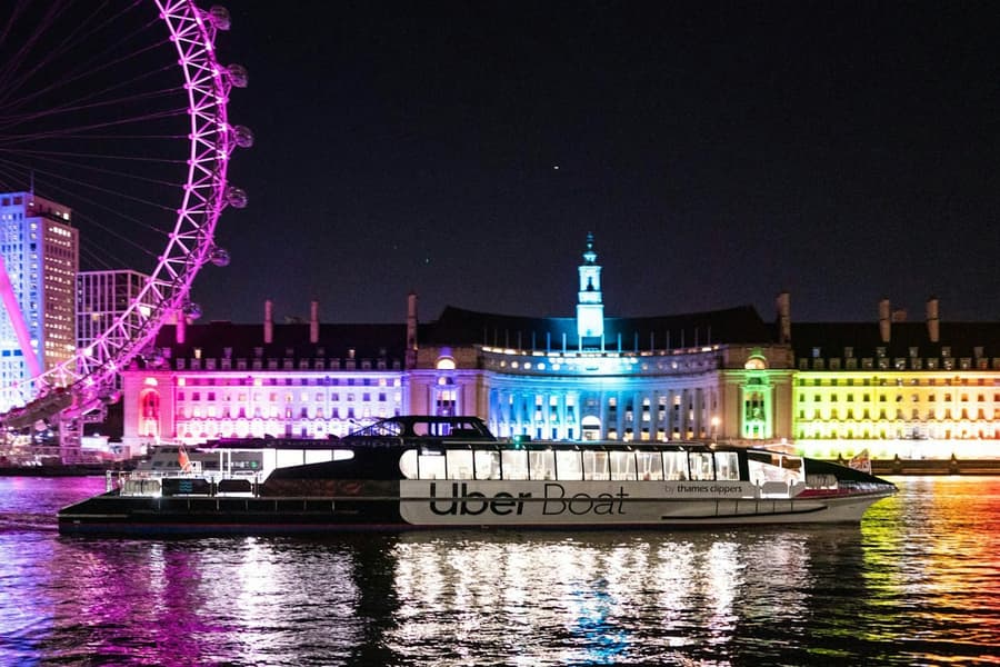 Uber Boat by Thames Clippers: Roundtrip Ticket, at Thames River Cruises