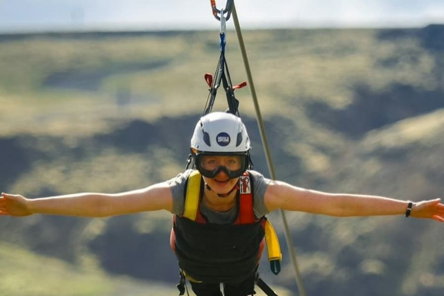 Iceland: The Falcon Mega Zipline, at Iceland Zipline