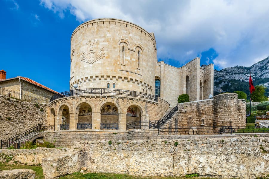 From Durres/Golem: Kruja Castle & Bazaar Day Trip, Tirana