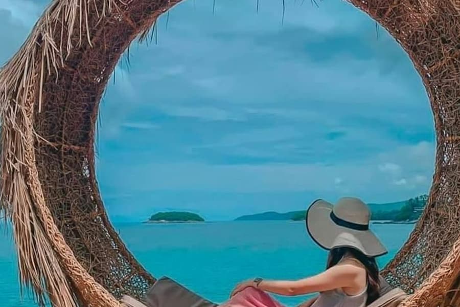 Phuket Rock Beach Swing, at Phuket Rock Beach Scenic Spot, Phuket