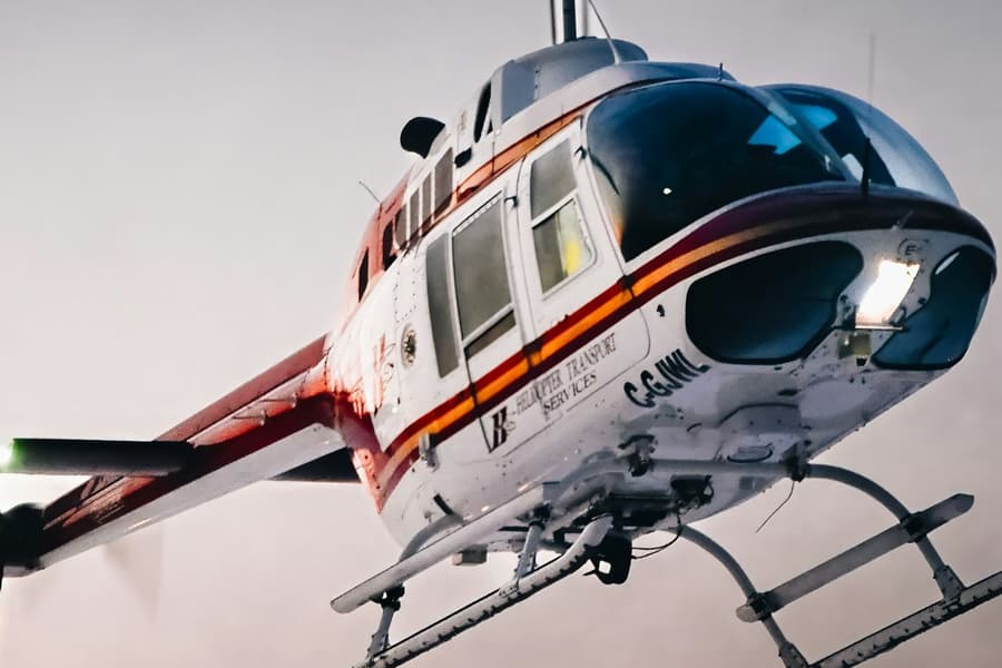 Niagara Falls (CA): Night Helicopter Flight, Niagara Falls (CA)
