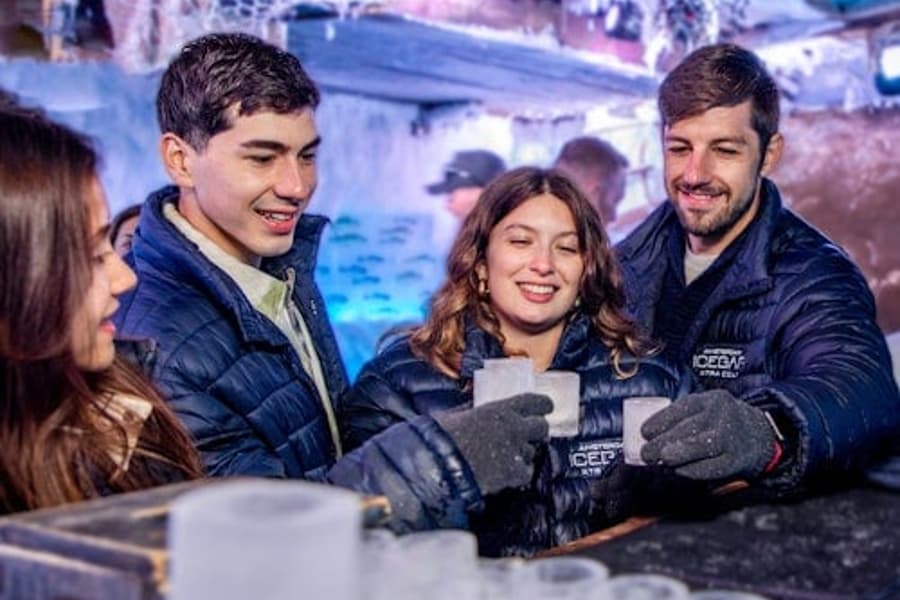 XtraCold Icebar Experience: Skip The Line + 3 Drinks, at XtraCold Icebar Amsterdam