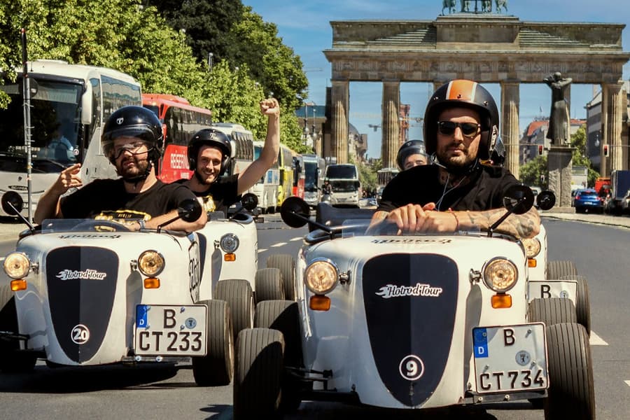 Mini-Hotrod Discover Berlin: 90-Minutes, at Berlin Exploration Tours