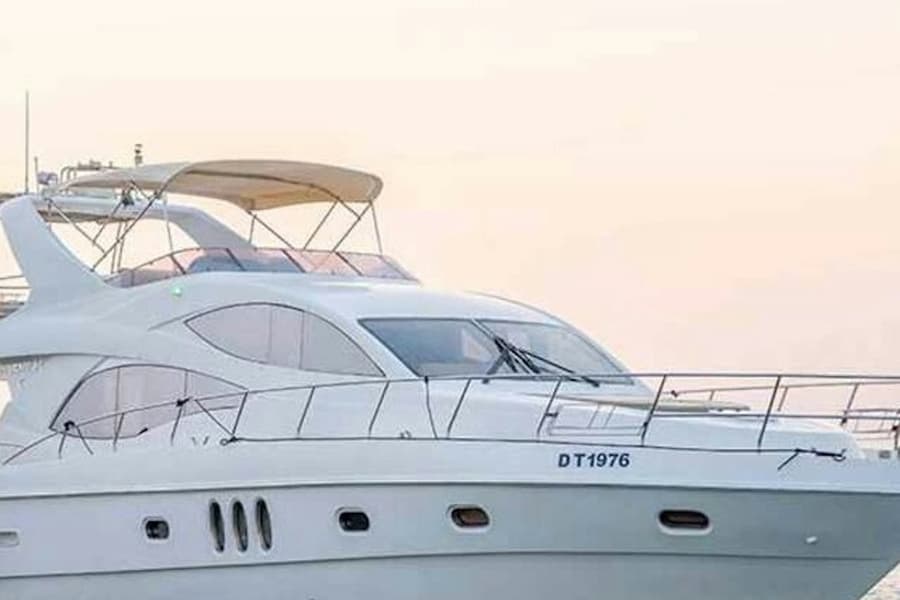 Dubai Harbour: 61-Ft Yacht Charter - Silver Creek, at Dubai Sightseeing Cruises