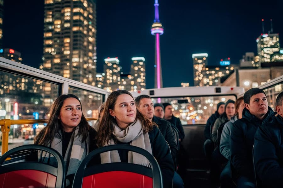 City Sightseeing: Toronto Night Bus Tour, Toronto