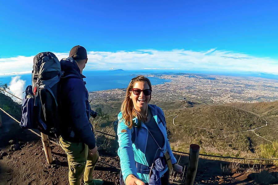From Rome: Mount Vesuvius Entry Tickets with Round-Trip Transfers, at Mount Vesuvius