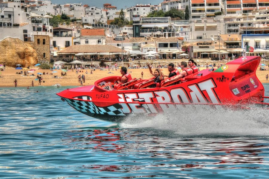 Albufeira: Jet Boat Ride, at Albufeira Cruises, Albufeira