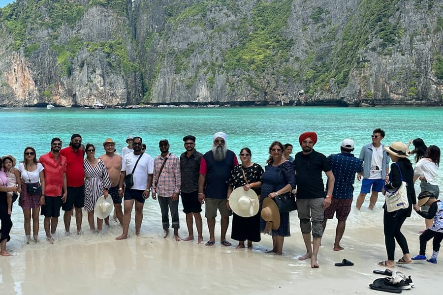Phi Phi, Khai & Bamboo Islands: Speedboat Tour + Transfers + Lunch + Drinks, at Day Trips from Phuket, Krabi