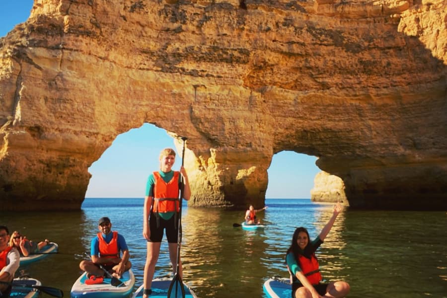 Benagil Cave: Stand Up Paddle Tour from Benagil Beach, Portimao