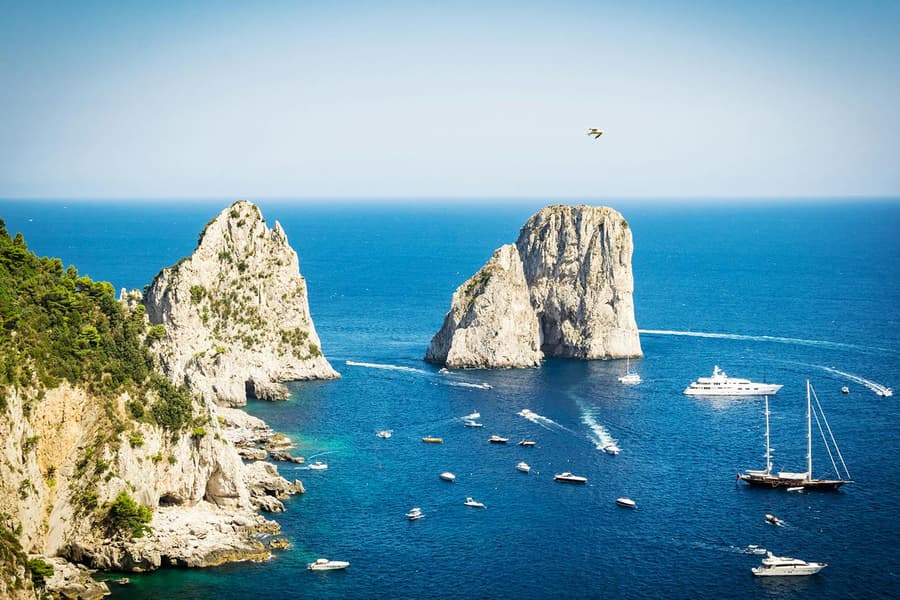 From Sorrento: Capri & Blue Grotto Guided Tour with Round-Trip Boat Transfers, Sorrento