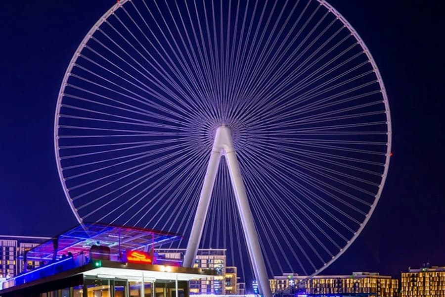 Dubai Marina: 1-Hr Ain Dubai Houseboat Tour, at Dubai Sightseeing Cruises