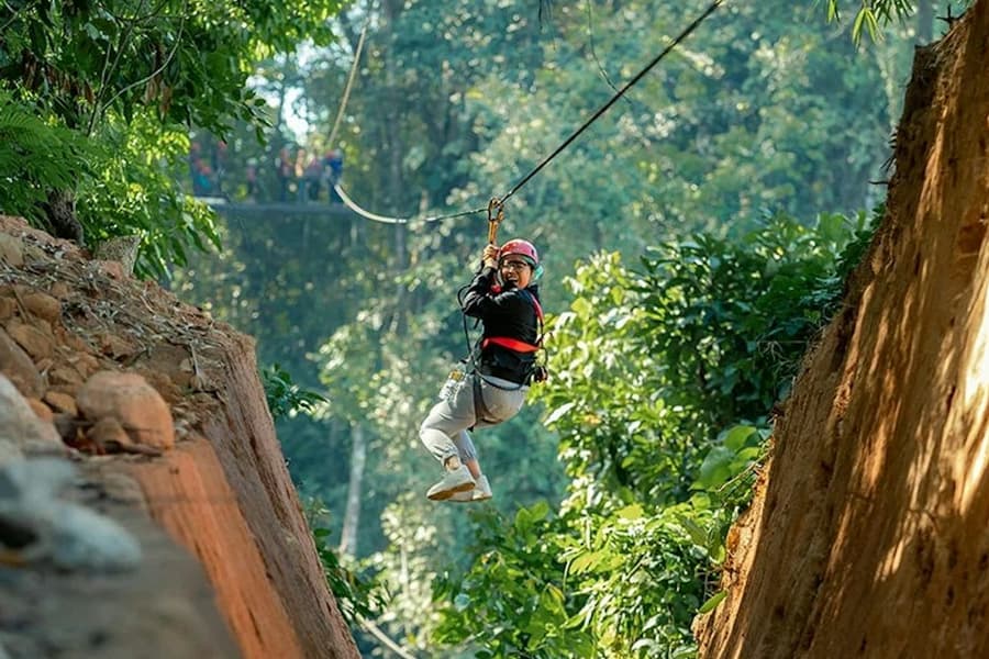 Sky Hawk Zipline Chiangmai: Zipline Experience + Buffet, at Sky Hawk Zipline Chiangmai, Chiang Mai