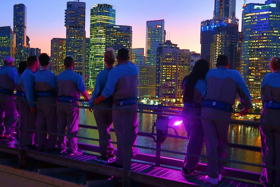 Story Bridge: Twilight Climb, at Story Bridge Climb, Brisbane