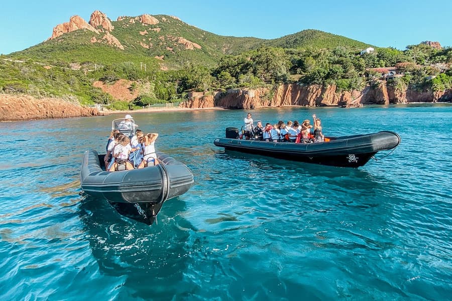 Z Cannes: Loď na šnorchlování v Esterel Calanques, Monaco and French Riviera