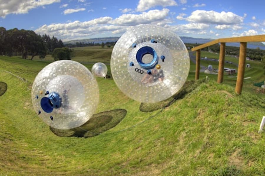 Zorbing at Outdoor Gravity Park, Outdoor Gravity Park