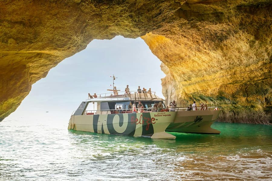 Benagil: Guided Sunset Cruise tickets at Algarve Boat Tours