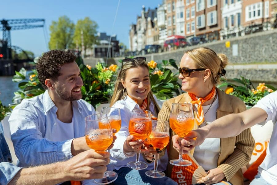Amsterdam: Aperol Spritz Canal Cruise, at Amsterdam Canal Cruises