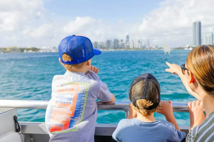 Gold Coast Aqua Park: Entry Ticket + Roundtrip Hopo Ferry, at Sea World Cruises, Gold Coast