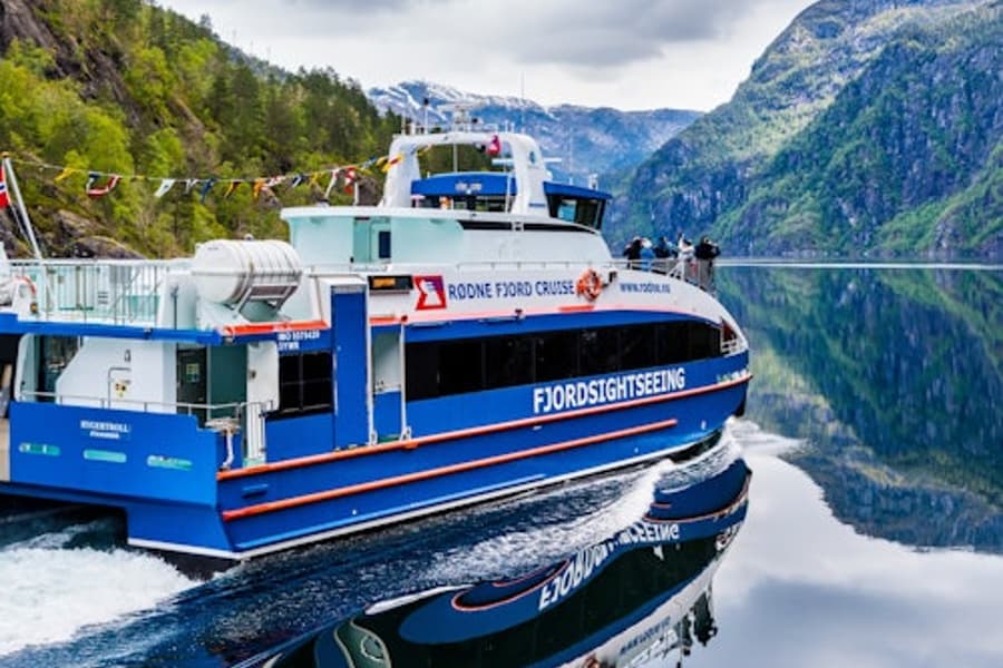 Bergen: Crucero de Día Completo por el Fiordo, Tour Histórico por la Ciudad y Funicular Fløien, Bergen