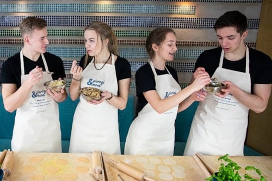 Polish Dumplings Cooking Class with a Tasting of Liqueurs, Warsaw