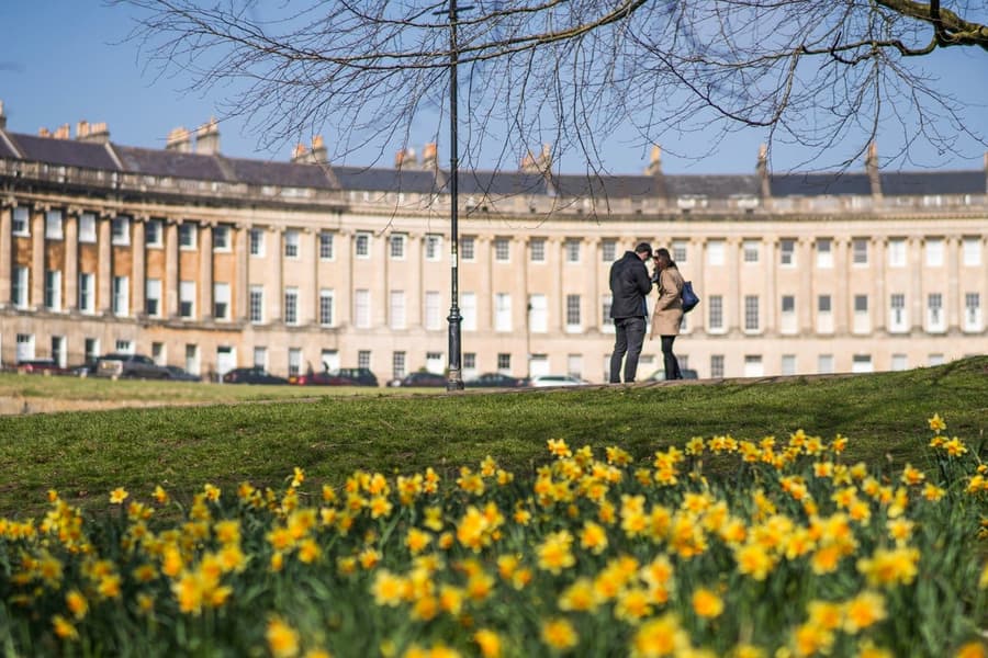 Bridgerton: 1.5 Hour Guided Tour of Filming Locations in Bath with Music tickets at Bath World Heritage Centre