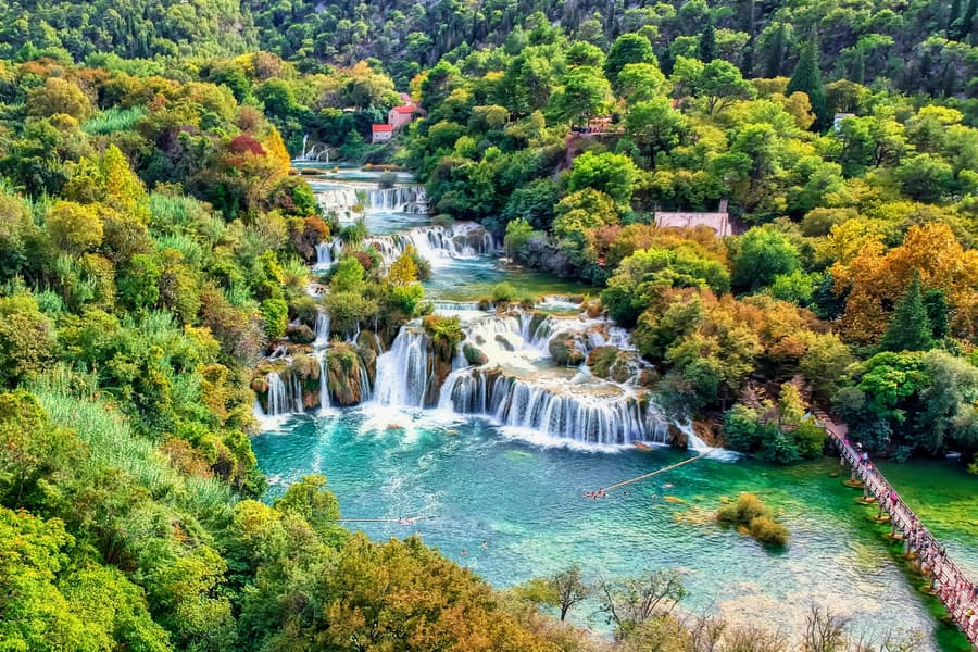 Krka Waterfalls Group Tour from Split, Split