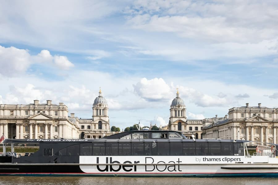Uber Boat by Thames Clippers: Single Trip Ticket & Painted Hall, at Old Royal Naval College