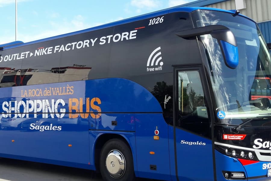 Sagalés Shopping Bus to La Roca Village, at La Roca Village Transfers from Barcelona, Barcelona
