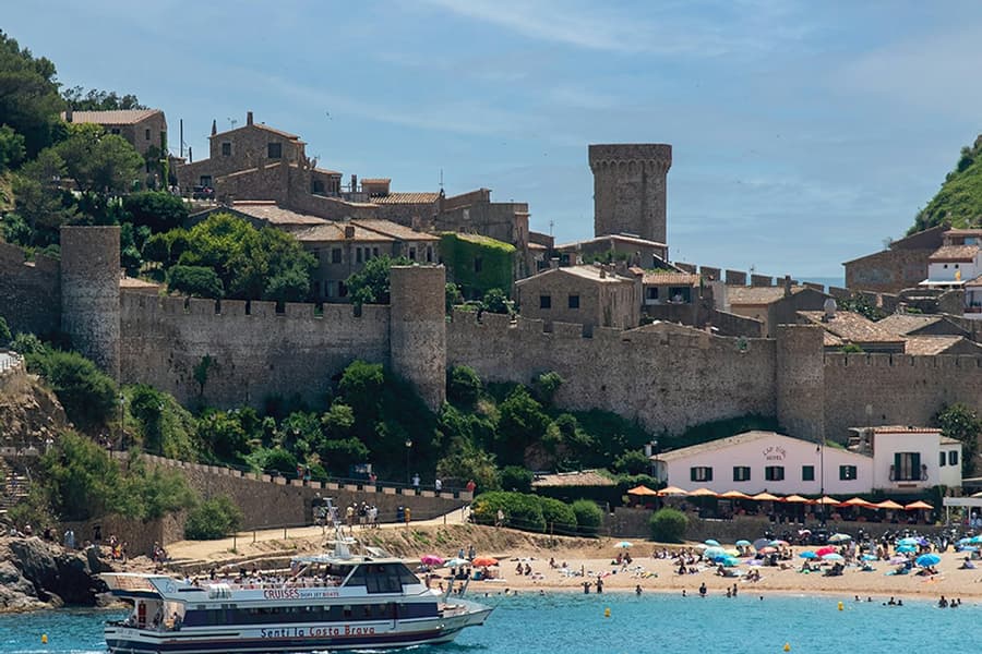 Tossa de Mar: Roundtrip Boat from Lloret de Mar, at Costa Brava Boat Trips, Roses
