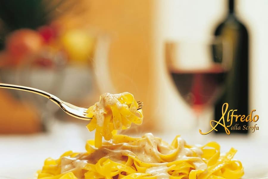 Alfredo alla Scrofa Restaurant: Menu with the Original Fettucine Alfredo, at Rome Food Tours