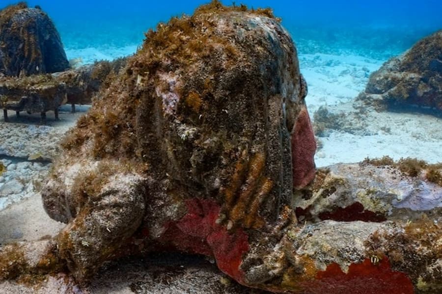 Cancún Underwater Art Museum and Manchones Coral Reef: Snorkeling Tour, at Cancún Boat and Water Activities, Tulum
