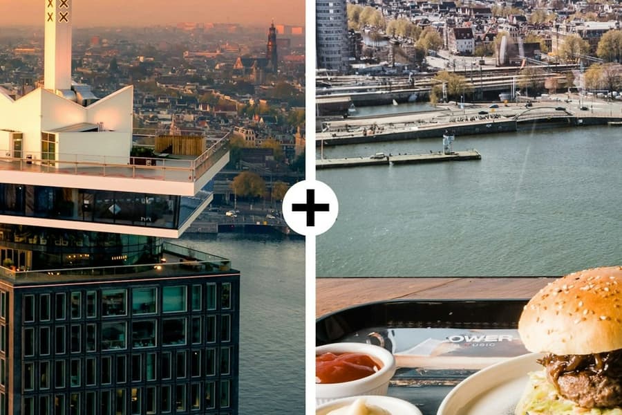 A'DAM Lookout: Entry Ticket + Burger Menu, at A'DAM Lookout