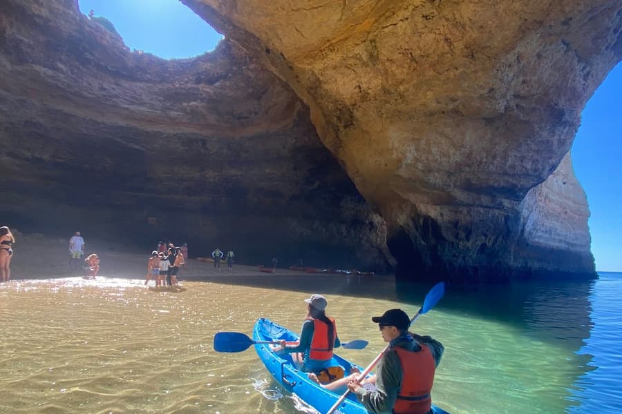 Benagil Cave: Kayak Experience from Benagil Beach, at Benagil Caves Boat Tours, Portimao