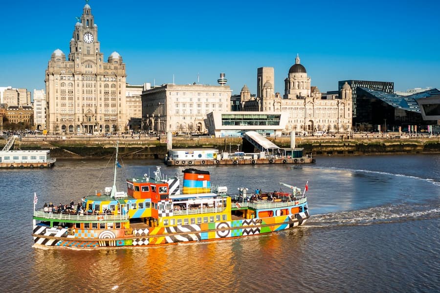 Mersey Ferry River Explorer Cruise, at Liverpool Cruises, Liverpool