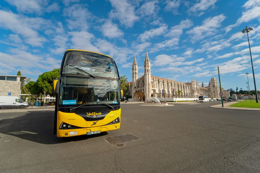 Yellow Bus: Lisbon Hop-on Hop-off Bus Tour with Optional Boat & Tram Tour, at Praça da Figueira